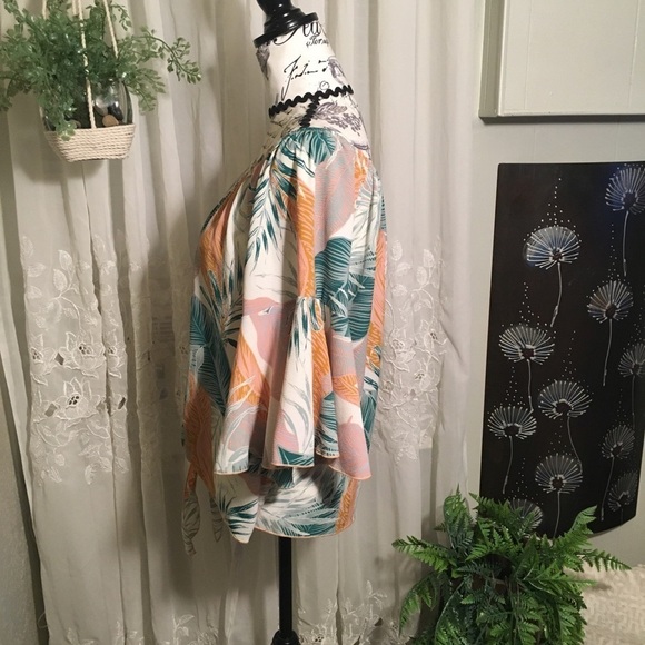 ADORA ruffle tie waist blouse - Picture 3 of 10